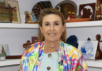 Cecilia Pilar, presidenta de Manos Unidas. Foto: Irene H. Sanjuán