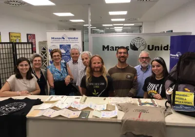 Manos Unidas Valencia recibe a Rubén Arnal, joven solidario