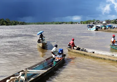 Río Atrato en el Chocó. Colombia. Foto: Manos Unidas/María José Pérez