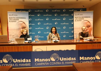 Rueda de prensa de presentación de la Campaña 2022. Foto: Manos Unidas/Javier Mármol
