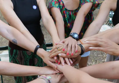 Voluntarios. Foto de Irene Hernández- Sanjuán