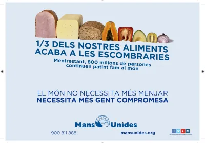 El mundo no necesita más comida, necesita más gente comprometida
