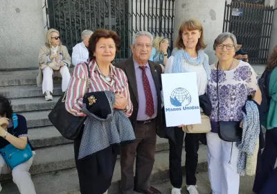Voluntarios de Manos Unidas Madrid en Jornada Diocesana de Apostolado Seglar de la Archidiócesis de Madrid 2024