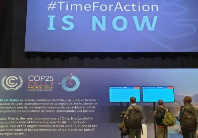 Voluntarios de Manos Unidas Barcelona en  la COP25