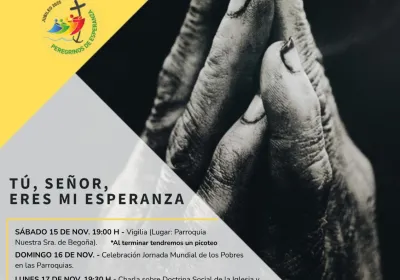 Cartel IX Jornada Mundial de los Pobres en la Diocesis de Zaragoza