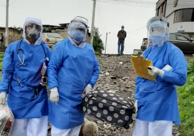 Proyecto Apoyo Comunitario Integral por Emergencia del Coronavirus en Quito. Ecuador. Foto: Fundación Tierra Nueva