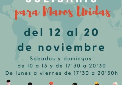 Rastrillo Solidario para Manos Unidas