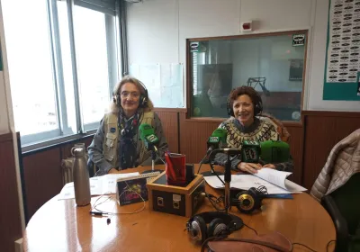 Mª.José Hernando y Elena Garvía en Onda Cero.