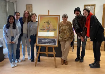 Alumnos de la Universidad Autónoma visitan la sede de Manos Unidas Madrid