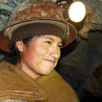Mujeres mineras en Japo, Bolivia