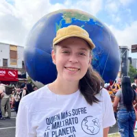 Belén Gutierrez, voluntaria comprometida con la defensa del medio ambiente. Fotografía: Manos Unidas