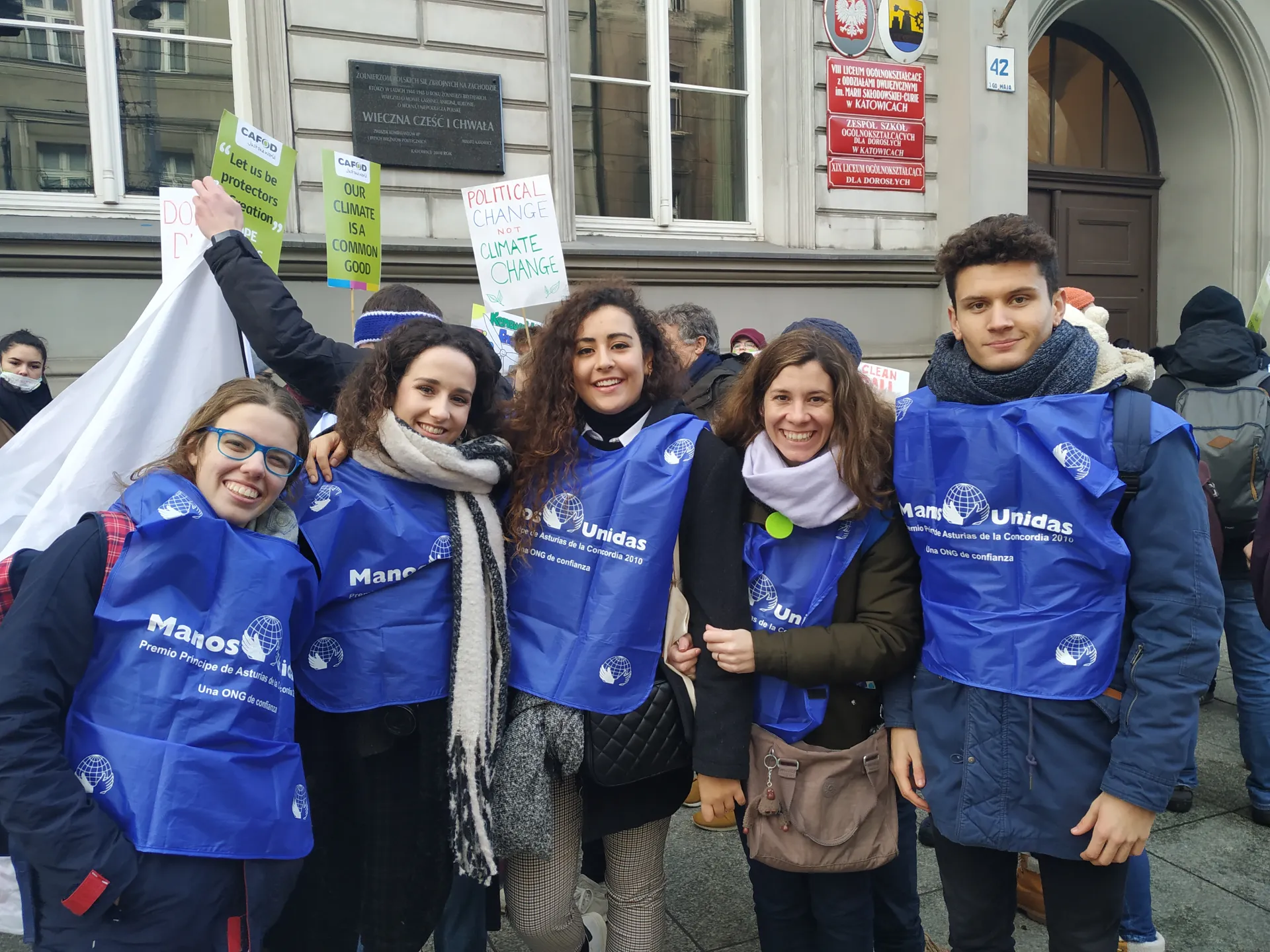 Los jóvenes de Manos Unidas y la Laudato Si'. Foto: Manos Unidas