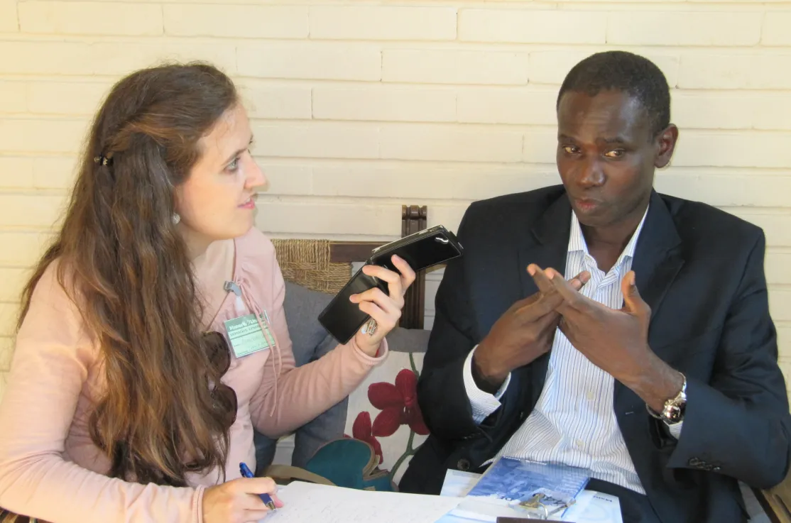 Jornadas de formació en Manos Unidas con Raphaël BE KOUADIO