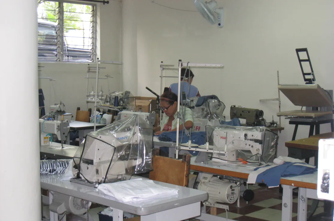 Taller de la fundación "Vida y Esperanza".