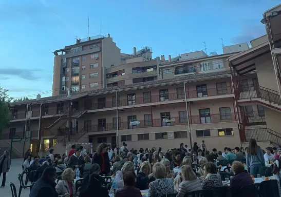 Cena del hambre en Alcoi Manos unidas Valencia