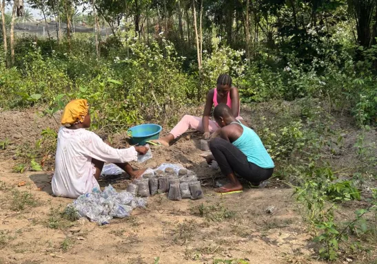Jovenes adictas al Kush en Sierra Leona. Foto: Cáritas Freetown