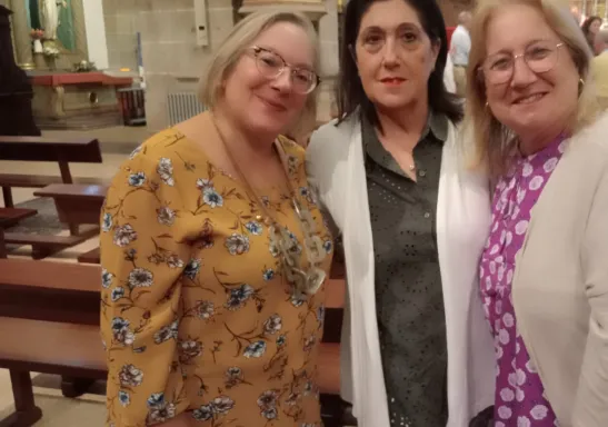 Voluntarias de Manos Unidas en la ceremonia