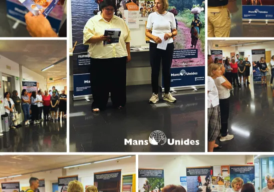 Inauguració a Cambrils exposició "Declara la guerra a la fam"