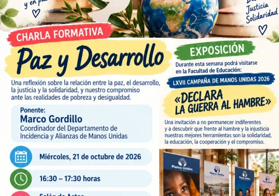 Cartel: PAZ Y DESARROLLO - III Semana de la Inclusión y la Solidaridad