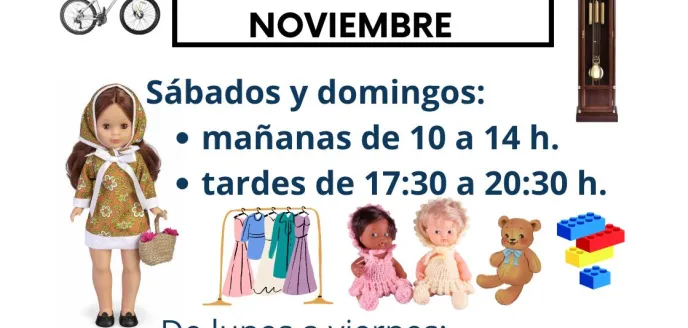 Cartel rastrillo solidario en Basílica - Parroquia de Santa Engracia