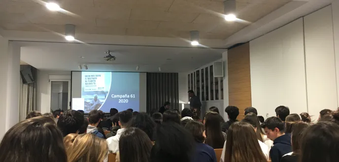 Charla a jovenes en la Parroquia de San Miguel de Pamplona