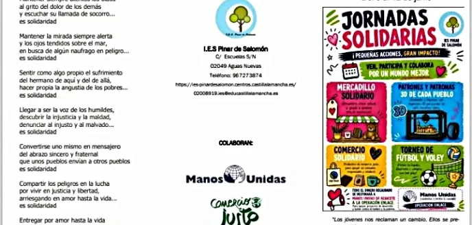 Cartel de la actividad