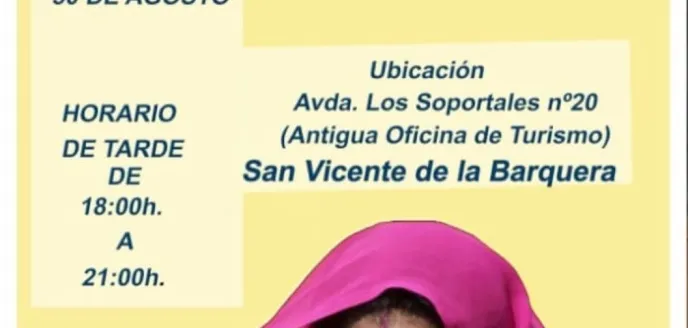 cartel de la actividad