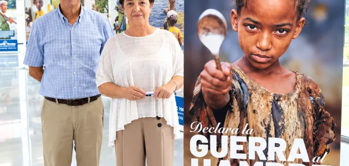 Exposición "Declara la Guerra al Hambre" en la BRMU