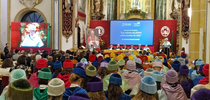  acto de apertura del curso académico 2026-2027 de la Universidad Católica San Antonio de Murcia (UCAM)
