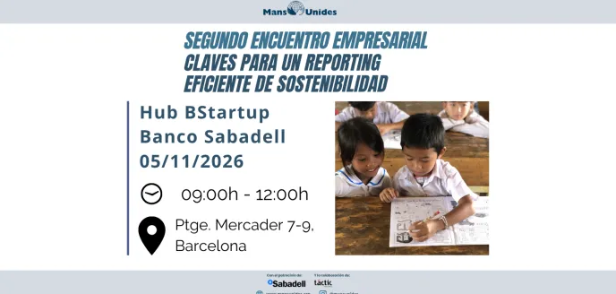 II Encuentro Empresarial de Manos Unidas Barcelona en el Hub BStartup Banco Sabadell de BCN