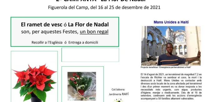 Campaña "La flor de Nadal" 2021