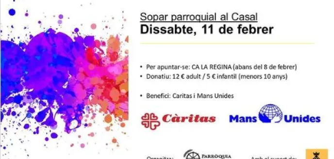 Cena Solidaria en Vinyols i els Arcs