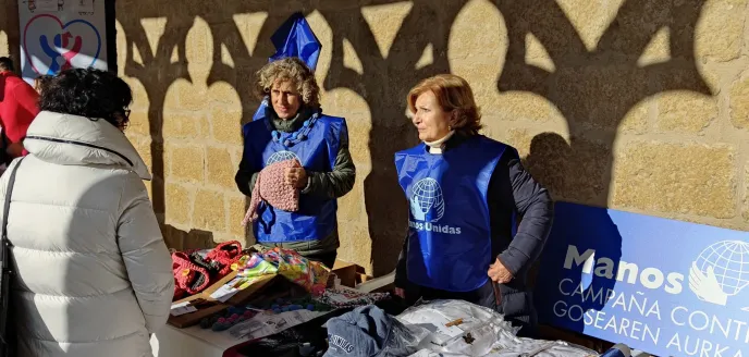 Presencia de Manos Unidas en la Feria de Solidaridad de Sangüesa