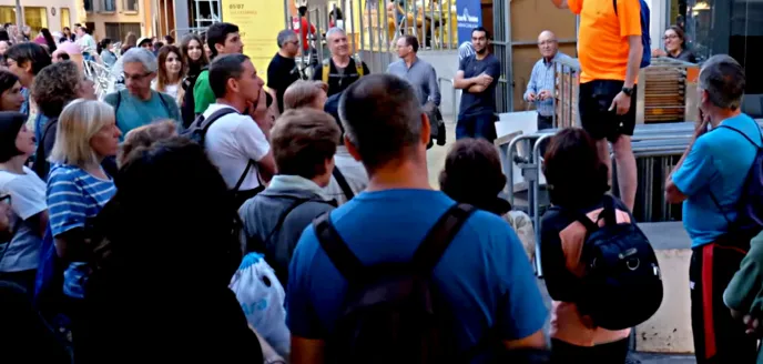 Inicio de la Caminata Nocturna Solidaria de 2016