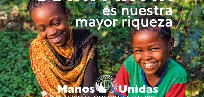 Cartel de la campaña 2025 de Manos Unidas