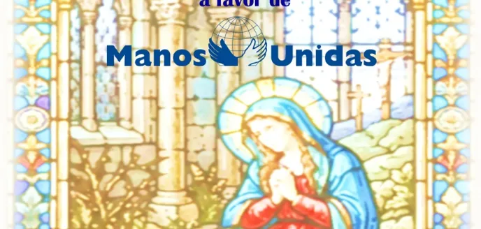 Cartel del concierto del Coro de San Jerónimo el Real a beneficio de Manos Unidas