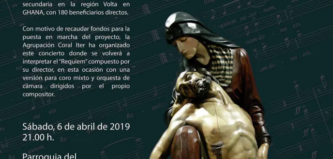 Cartel del concierto de Cuaresma de Manos Unidas 2019