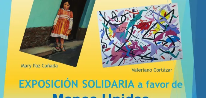 Cartel Exposición Solidaria del Club Social Santo Domingo a favor de Manos Unidas
