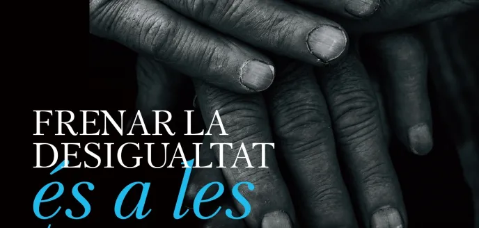 "Frenar la desigualdad está en tus manos"