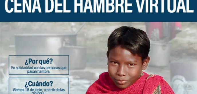Cena del Hambre Virtual de Manos Unidas Valencia