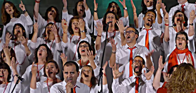 Concierto benéfico del Cor Carlit Gospel en Santa Maria del Pi