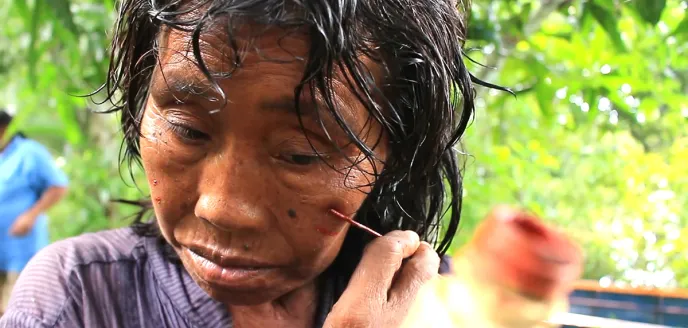 Mujer indígena de la Orinoquia colombiana