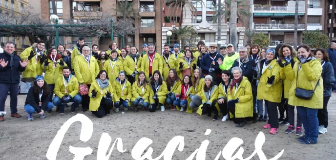 Voluntarios de Manos Unidas Valencia. 