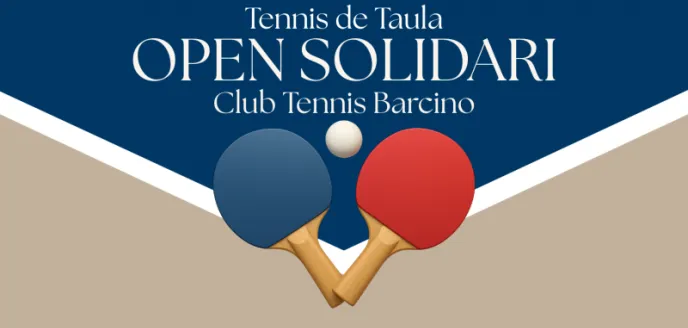 I Open Solidario de Tenis de Mesa en el Club Tennis Barcino