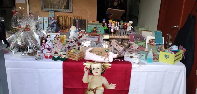 Mercadillo de Navidad Manos Unidas. Grupo de Santomera