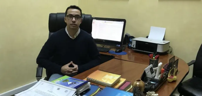 Mohamed Fuad Amrani en su despacho de ATIL