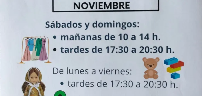 Cartel RASTRILLO SOLIDARIO de la Parroquia de Santa Engracia