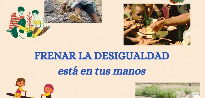 Cartel de la Semana de Manos Unidas en el arciprestazgo de San Miguel de Chamartín de Madrid