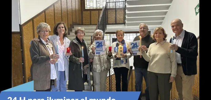 XII Edición de las 24 Horas de Manos Unidas 'iluminado el mundo' desde la delegación de Pamplona en el Seminario