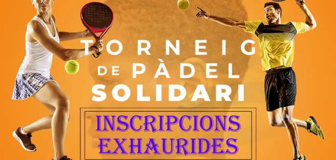 Torneo de pádel solidario en el Club Tennis Barcino